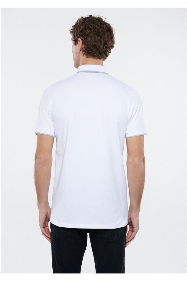 Mavi 062373-27879 Polo Beyaz Erkek T-Shirt