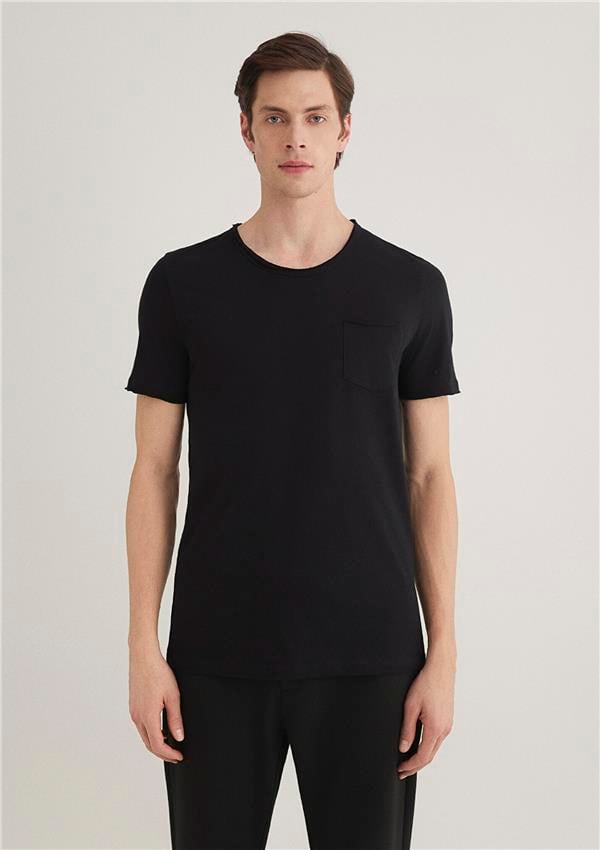 Mavi 062772-26341 Basic Siyah Erkek T-Shirt