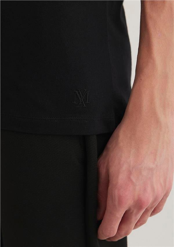 Mavi 062772-26341 Basic Siyah Erkek T-Shirt
