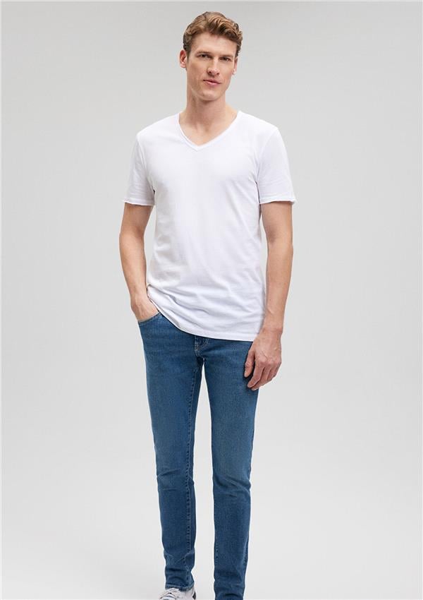 Mavi 062773-20843 Beyaz Erkek T-Shirt