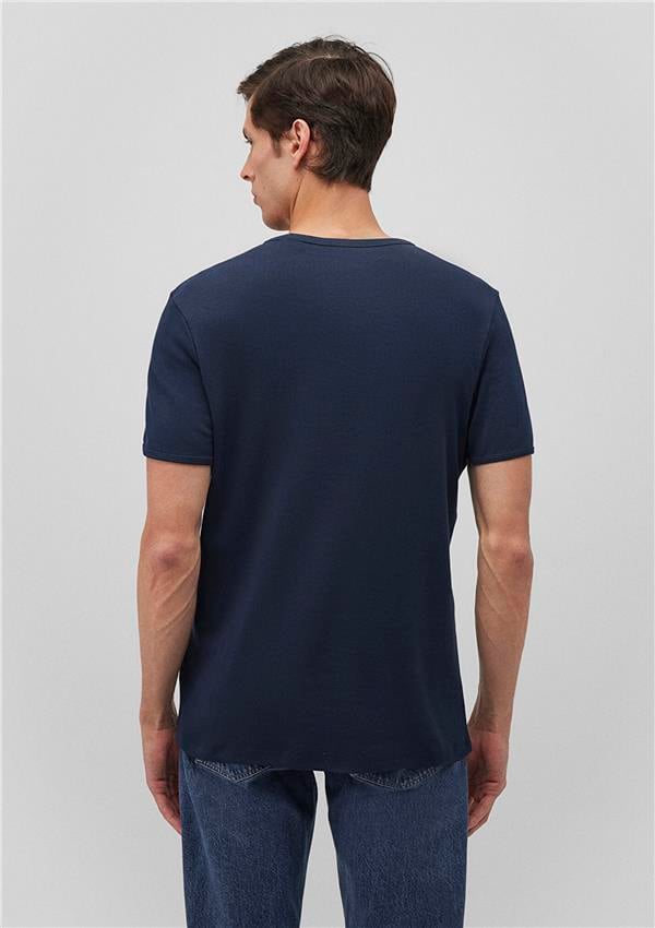 Mavi 063748-17588 Erkek V Yaka Koyu Lacivert T-Shirt