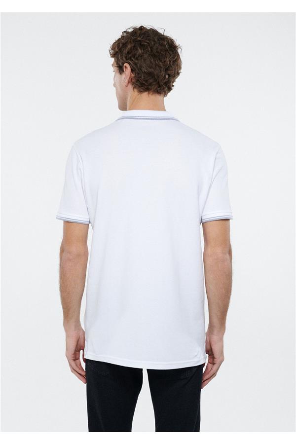 Mavi 064164-27879 Polo Beyaz Erkek T-Shirt