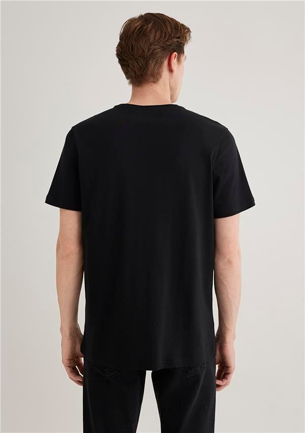 Mavi 065574-900 Erkek T-Shirt Siyah