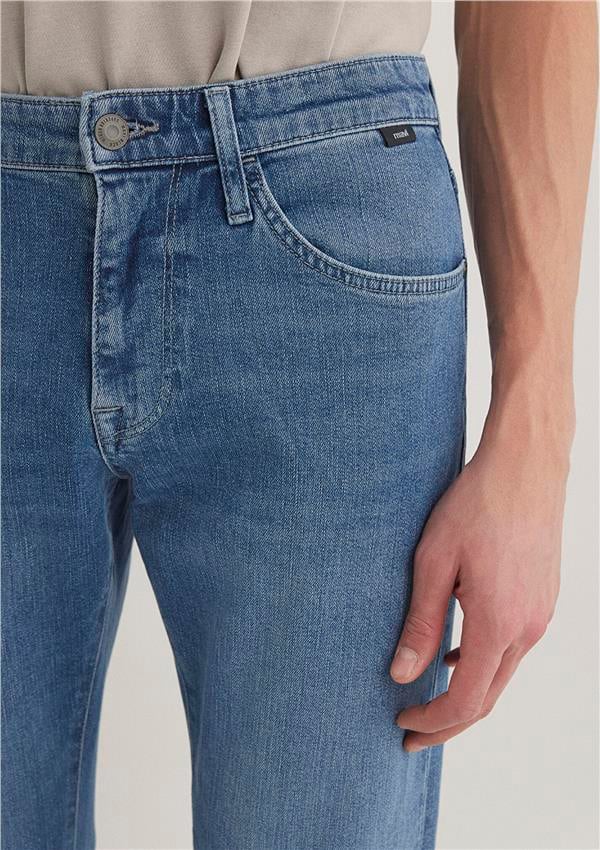 Mavı M0020287863 Hunter Lt Sky Blue Mavı Black Erkek Regular Denım Pantolon