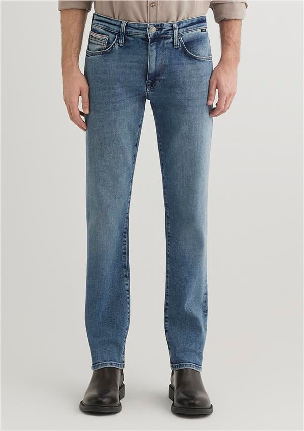 Mavi M0035183704 Lt Mavi Premium Erkek Regular Straight Fit Marcus Denim Pantolon