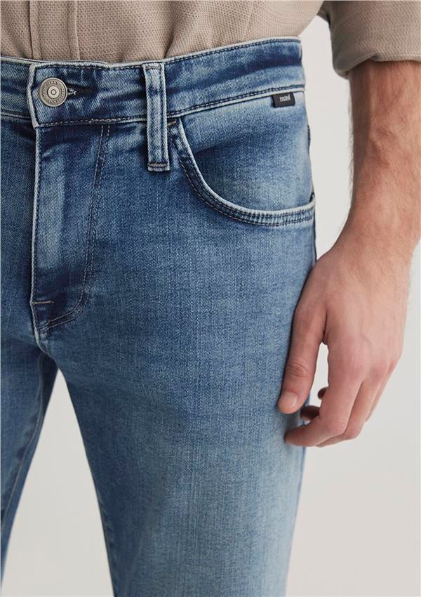 Mavi M0035183704 Lt Mavi Premium Erkek Regular Straight Fit Marcus Denim Pantolon