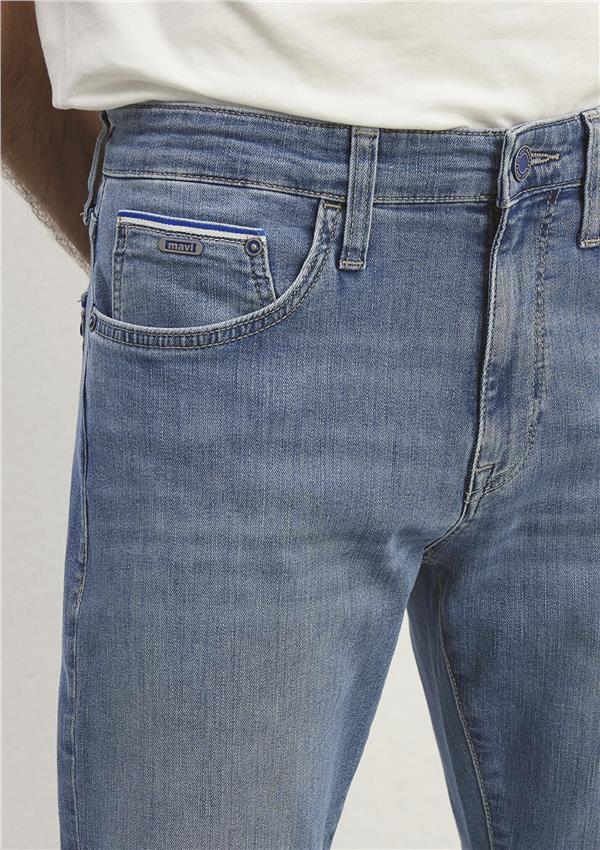 Mavi M0035183710 Marcus Lt Premium Blue Erkek Slim Straight Denim Pantolon