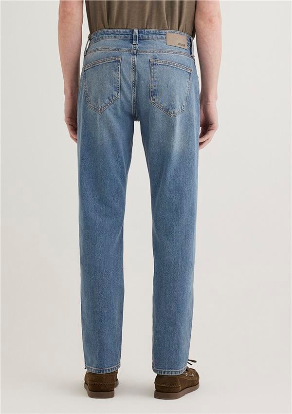 Mavı M0035187835 Marcus Mıd Sky Blue 90'S Str Erkek Slım Straıght Denım Pantolon