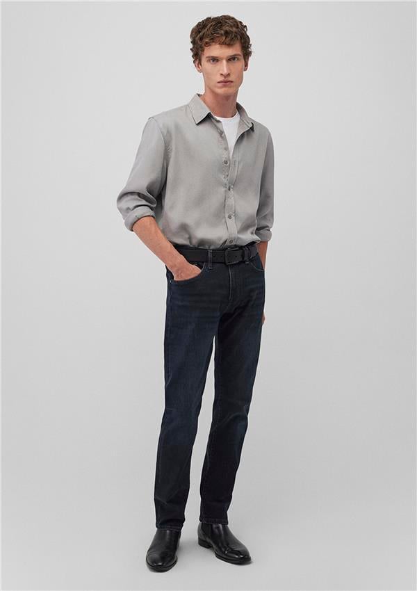 Mavı M0035188545 Marcus Dusty Shaded Lux Black Erkek Slım Straıght Denım Pantolon