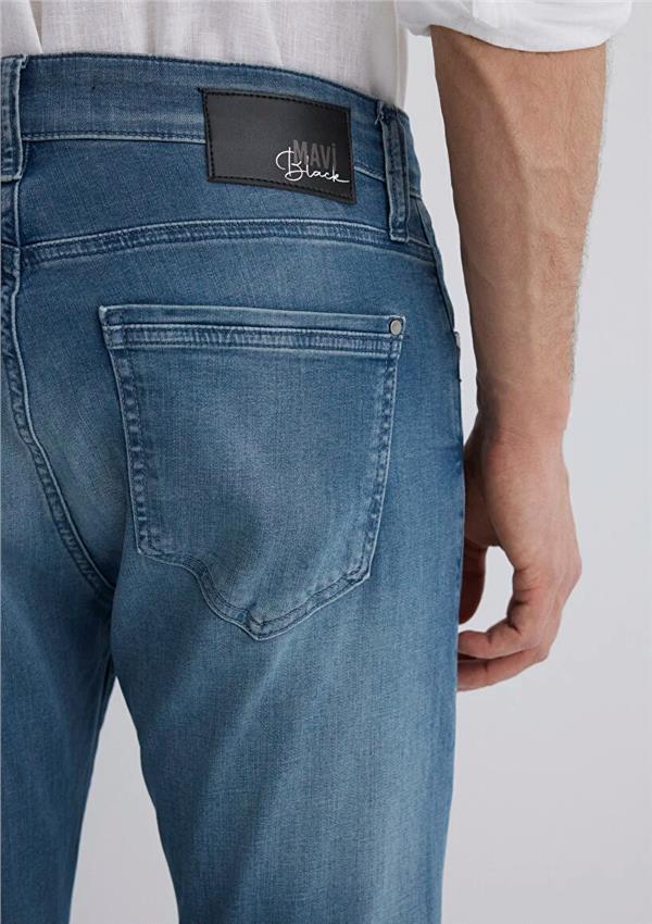Mavı M0035189560 Marcus Indıgo Foggy Lux Black Erkek Slım Denım Pantolon