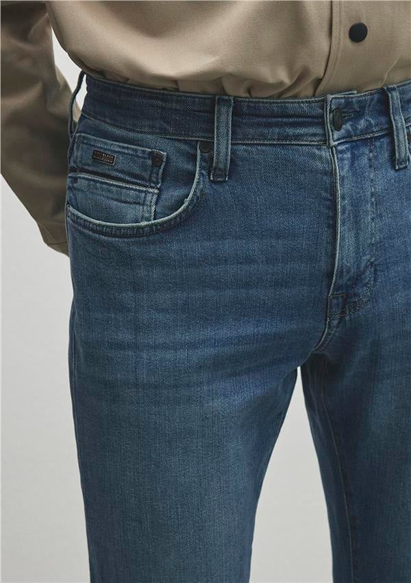 Mavi M0037882874 Martin Lt Shaded Mavi Black Erkek Regular Straight Denim Pantolon