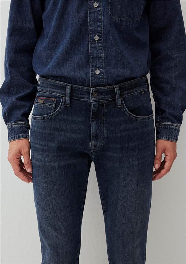 Mavı M0042287860 Jake Faded Indıgo Mavı Black Erkek Skınny Denım Pantolon