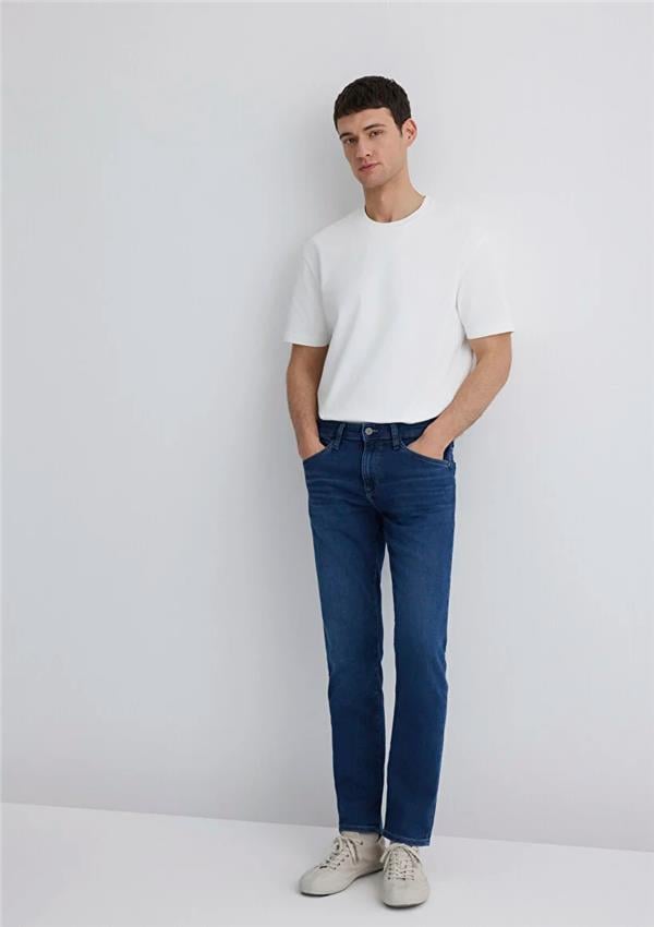 Mavı M0042289280 Jake Dark Indıgo Vıntage Sporty Erkek Skınny Denım Pantolon