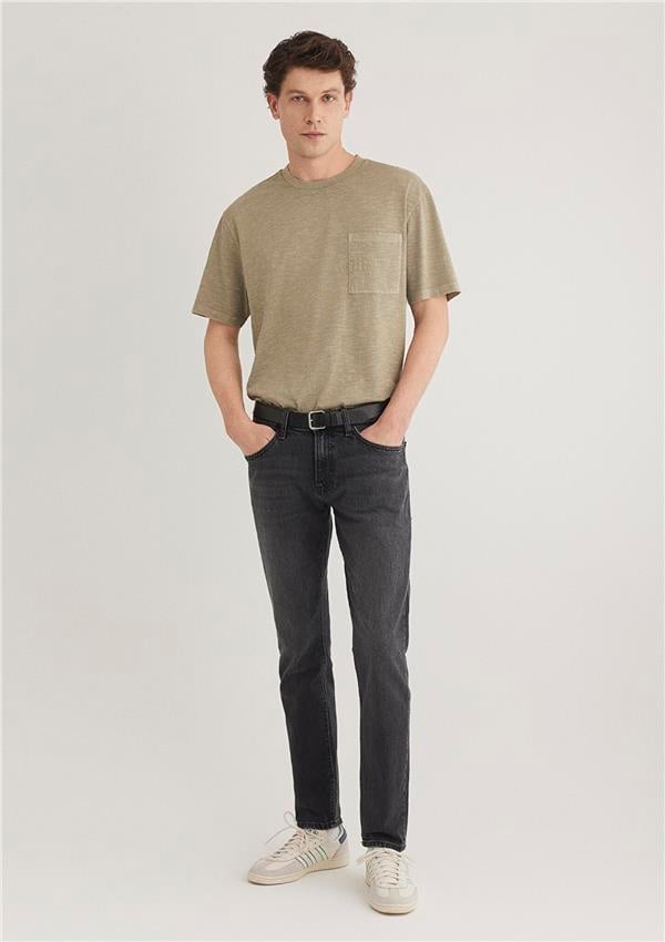 Mavı M0042289339 Jake Dark Mocha Blue Mavı Pro Erkek Skınny Denım Pantolon