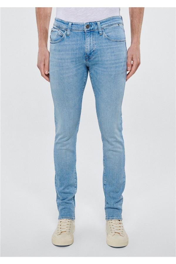 Mavi M0042481969 James Lt Blue Black Pro Erkek Skinny Denim Pantolon