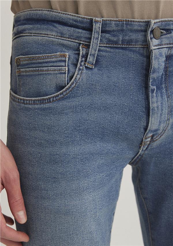 Mavı M0042487834 James Mıd Used Vıntage Tokk Erkek Skınny Denım Pantolon