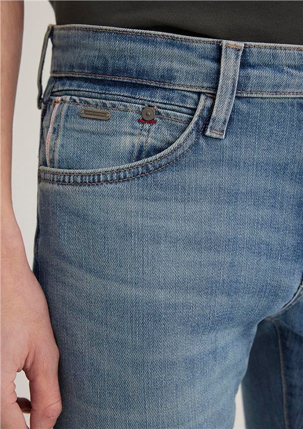 Mavı M0042489281 James Mıd Brushed Mavı Premıum Erkek Skınny Denım Pantolon