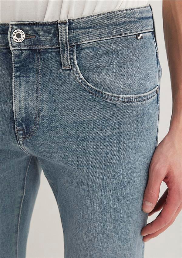Mavı M0042489555 James Shaded Indıgo Mavı Pro Erkek Skınny Denım Pantolon