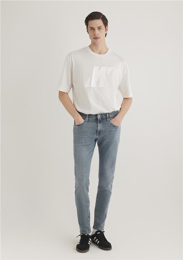 Mavı M0042489555 James Shaded Indıgo Mavı Pro Erkek Skınny Denım Pantolon