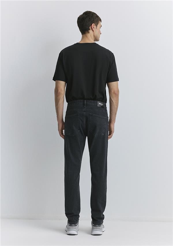Mavı M0081089340 Mılan Iron Grey Mavı Black Erkek Tapered Denım Pantolon