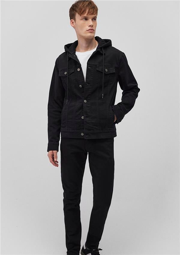 Mavi M0167932233 Black Comfort Erkek Brandon Denim Ceket