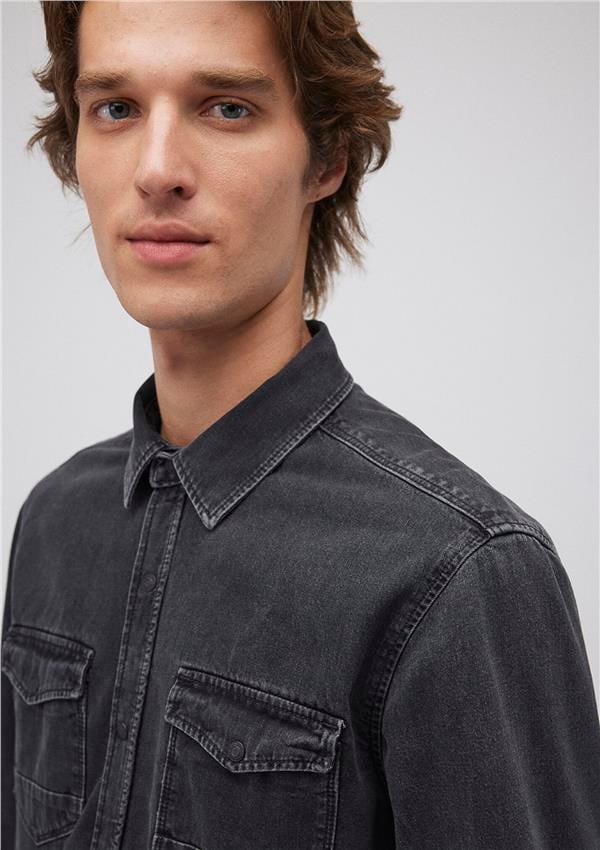 Mavi M0295785223 Rio Smoke Vintage Denim Erkek Fitted Jean Gömlek