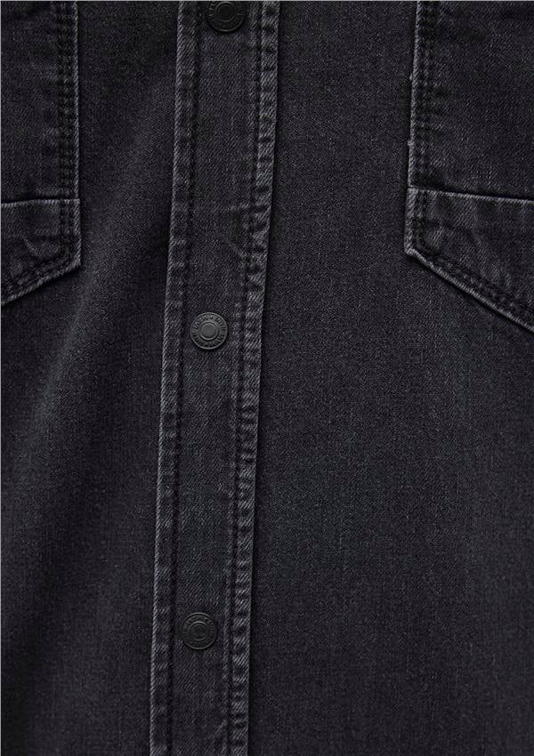 Mavi M0295785223 Rio Smoke Vintage Denim Erkek Fitted Jean Gömlek
