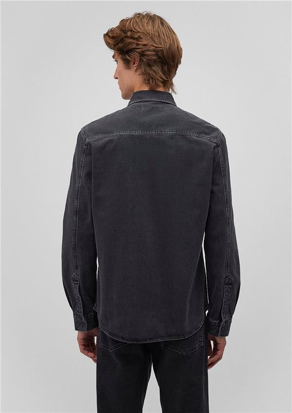 Mavi M0295785223 Rio Smoke Vintage Denim Erkek Fitted Jean Gömlek