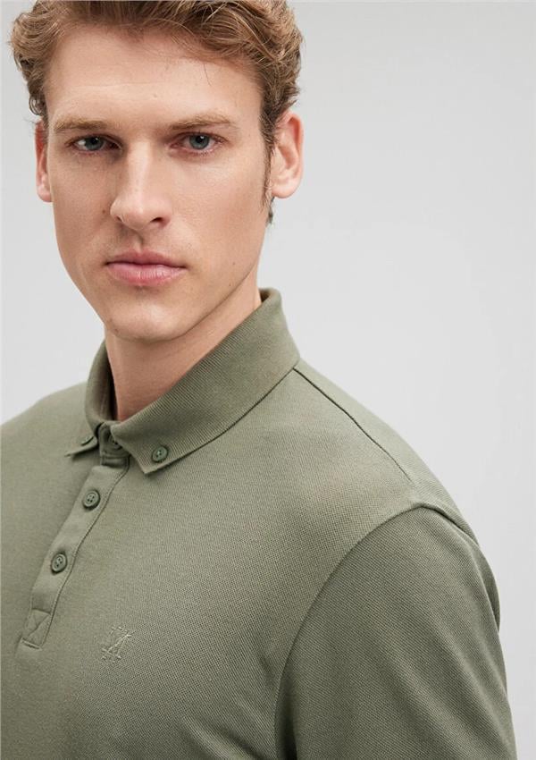 Mavi M063247-33198 Haki Erkek Slim Polo T-Shirt