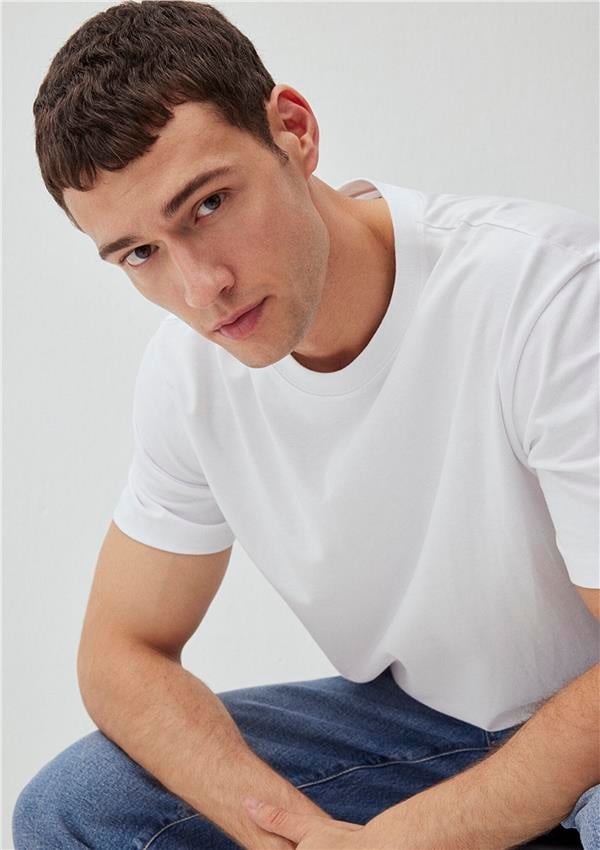 Mavi M066249-620 Beyaz Erkek T-Shirt