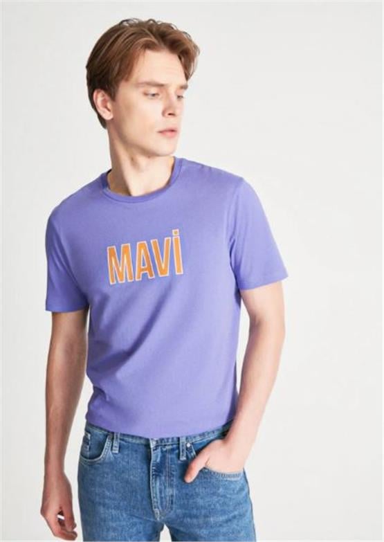 Mavi M066842-34637 Koyu Eflatun Erkek T-Shirt