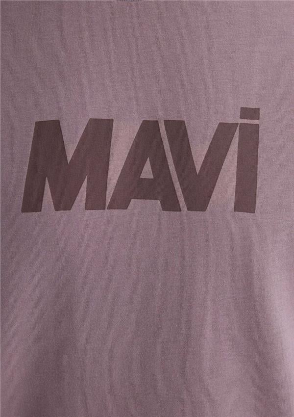 Mavi M066846-89596 Toadstool Erkek Slim Mavi Baskılı T-Shirt