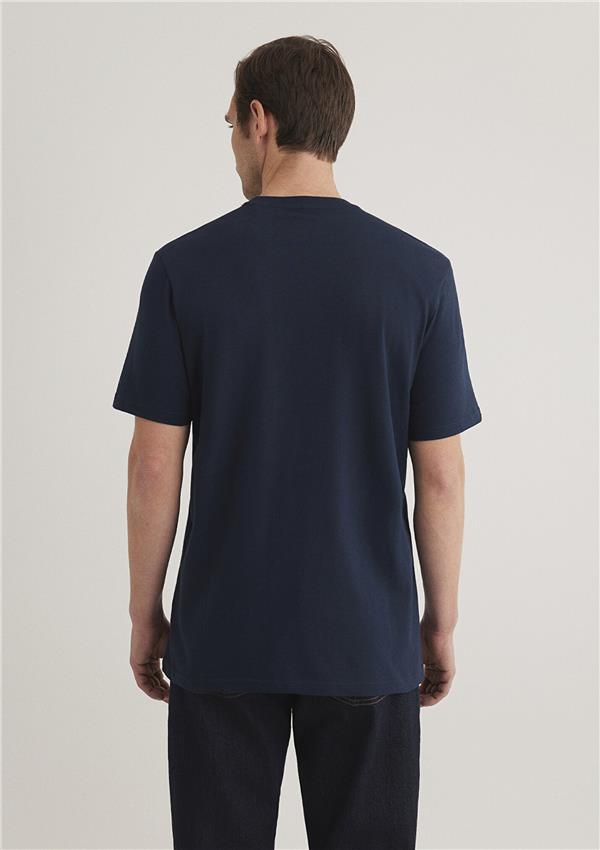 Mavi M067114-34319 Gece Lacivert Erkek İstanbul Baskılı T-Shirt