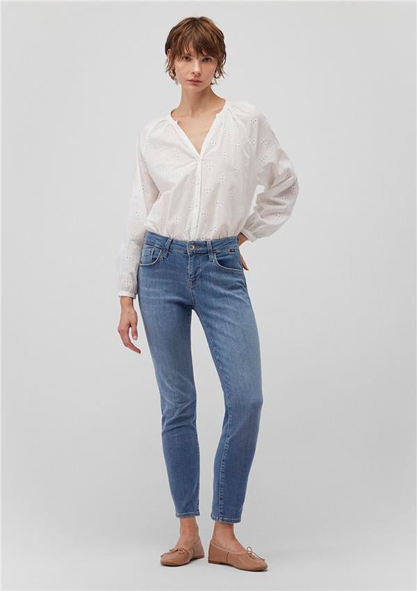 Mavi M1020534721 Ada Shaded Vintage Str Kadın Boyfriend Denim Pantolon