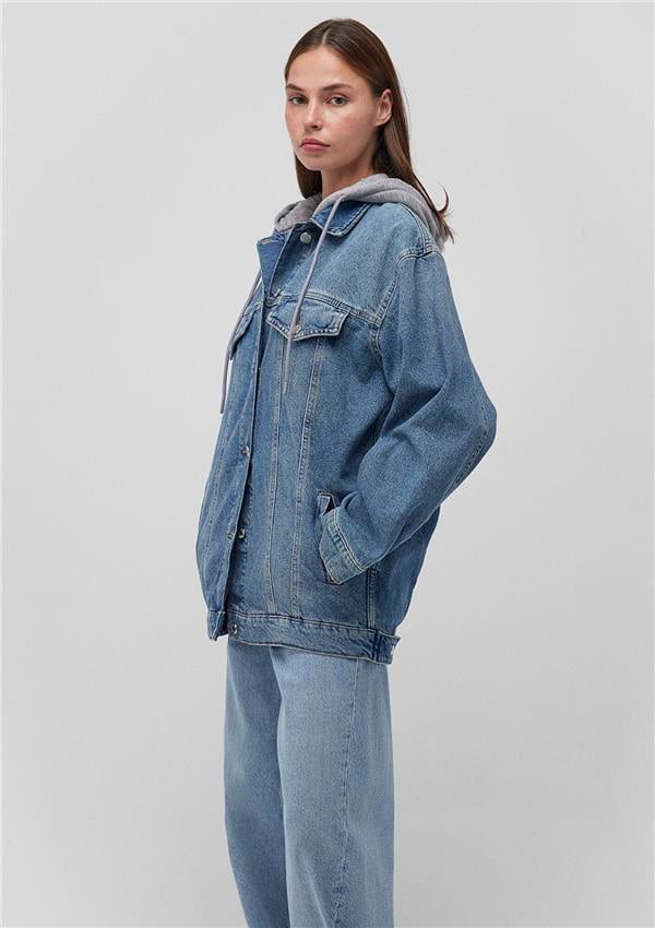 Mavi M110641-35265 İndigo Denim Kadın Boxy Oversize Lexa Denim Ceket