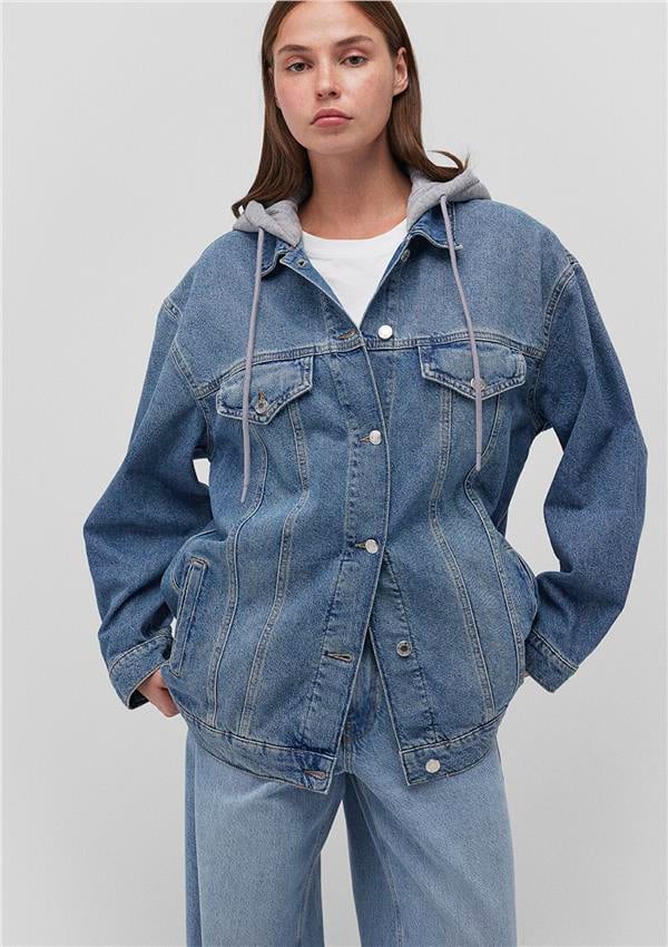 Mavi M110641-35265 İndigo Denim Kadın Boxy Oversize Lexa Denim Ceket