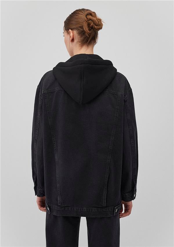 Mavi M110641-82671 Lexa Dark Smoke Denim Kadın Oversize Denim Ceket