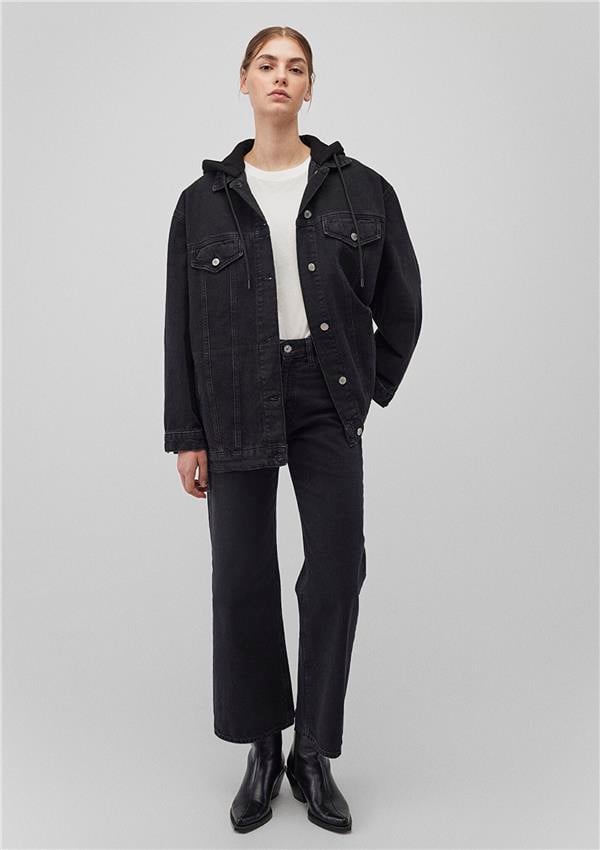 Mavi M110641-82671 Lexa Dark Smoke Denim Kadın Oversize Denim Ceket