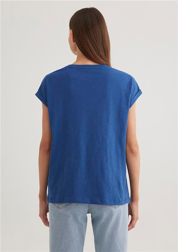 Mavi M1600961-30808 Gece Mavi Kadın T-Shirt