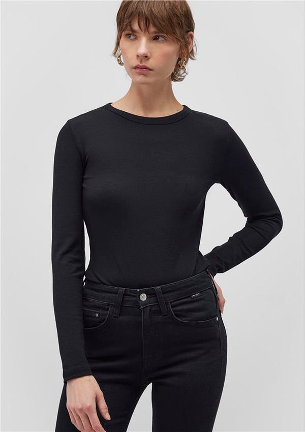 Mavi M1612817-900 Siyah Kadın Sweatshirt