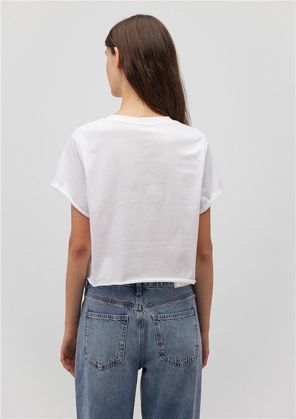 Mavi M168220-620 Beyaz Kadın T-Shirt