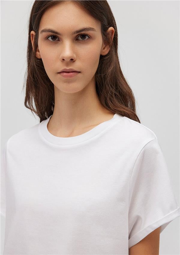 Mavi M168220-620 Beyaz Kadın T-Shirt