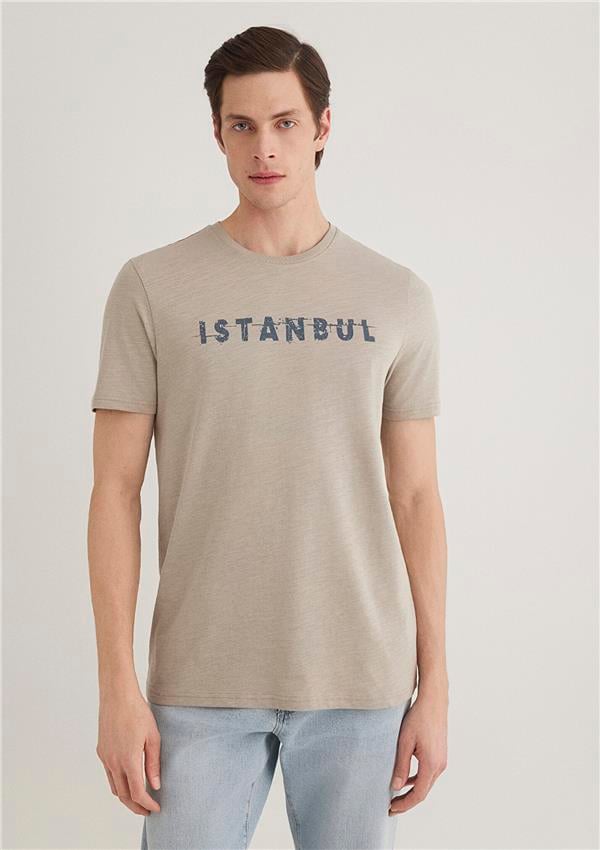 Mavi M66282-31935 Açık Gri Erkek İstanbul T-Shirt