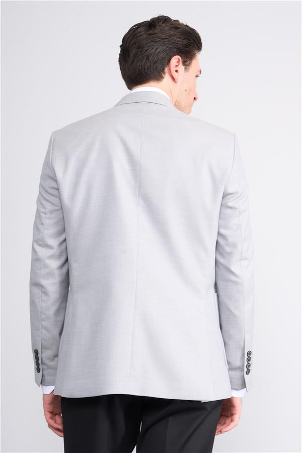 Mentality 4316 Erkek Mono Yaka Torba Cep Slim Fit Ceket Gri