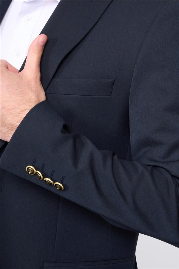 Mentality 4635 Erkek Loco Slimfit Blazer Ceket Lacivert