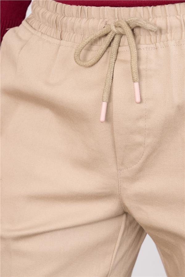 Mentality 6373 Erkek Jogger Pantolon Bej