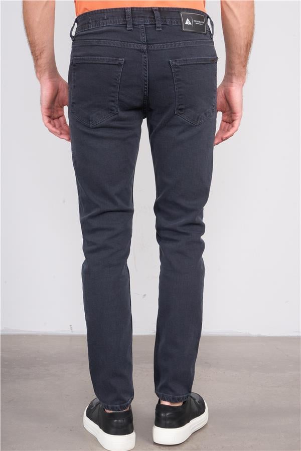 Mentality 6443 Erkek Proton Slim Fit Kot Pantolon Füme
