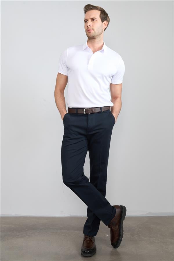 Mentality 6446 Erkek Emporıo Gabardin Pantolon Lacivert