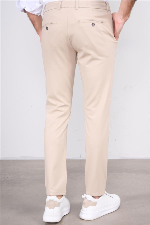 Mentality 6484 Erkek Nayman Jogger Pantolon Açık Bej