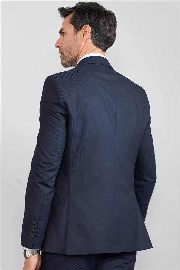 Mentality 9100 Erkek Holmes Slimfit Takım Elbise Lacivert